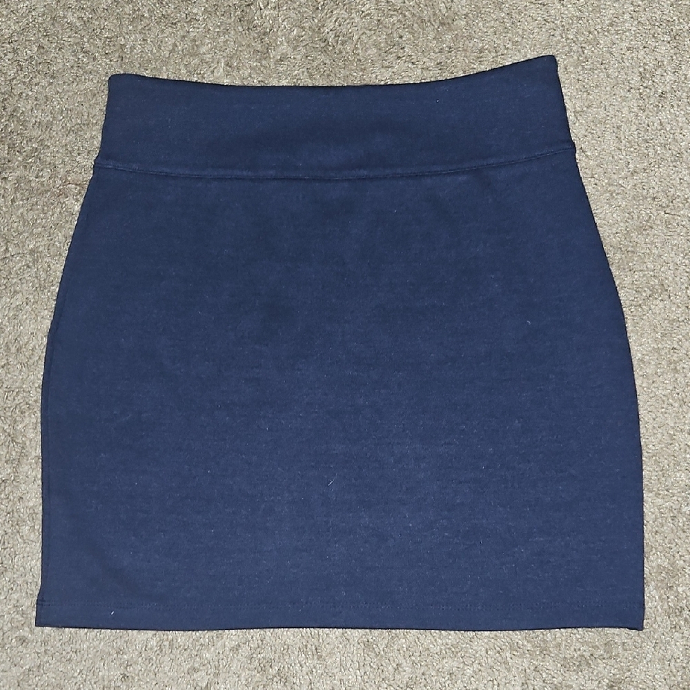Classic Navy Blue Women's Skirt